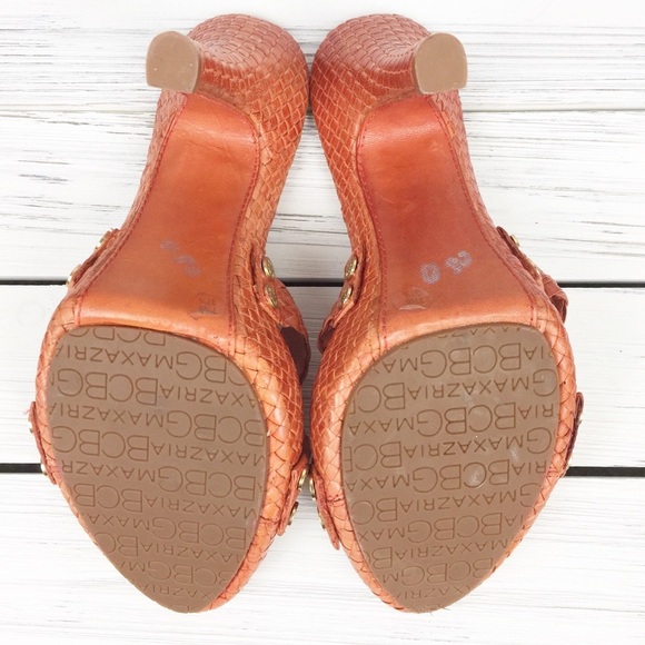 BCBGMaxAzria Nicasia Woven Leather Sandals 7.5 - Picture 5 of 7